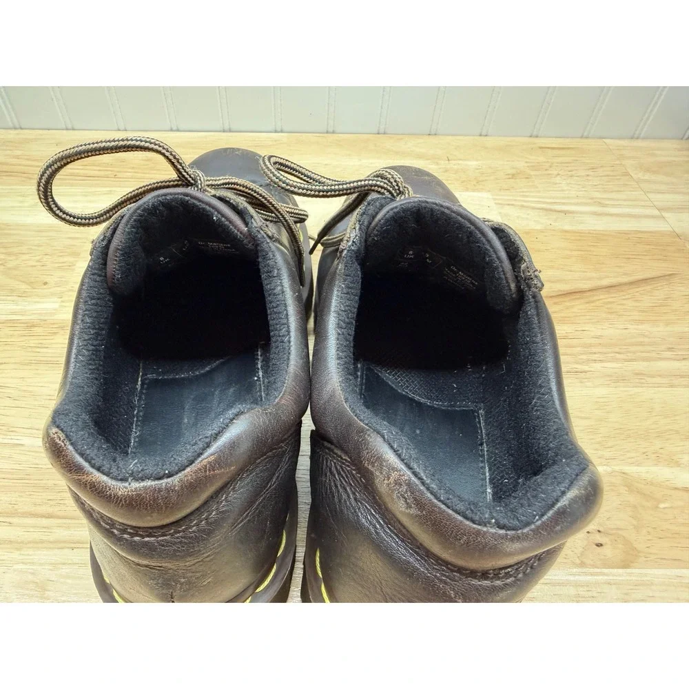 Dr. Martens 10938 Vintage Brown Leather Chunky Lug Sole Platform Shoes Mens 9
